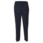 pantaloni capri con elastico gamba dritta 