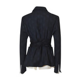 giacca kimono con cintura abbinata 