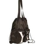 borsa nylon con logo 