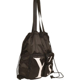 borsa nylon con logo 