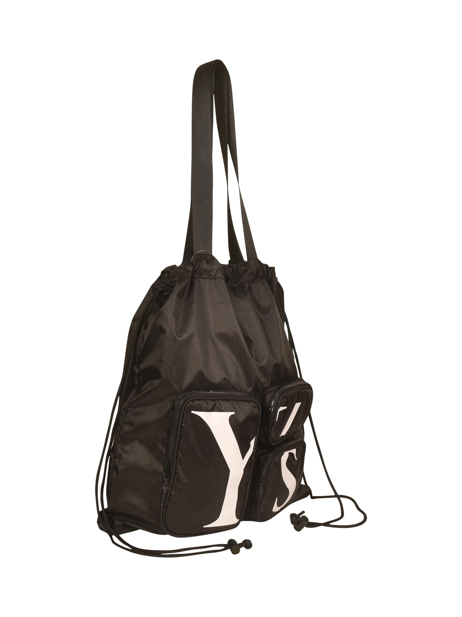borsa nylon con logo 