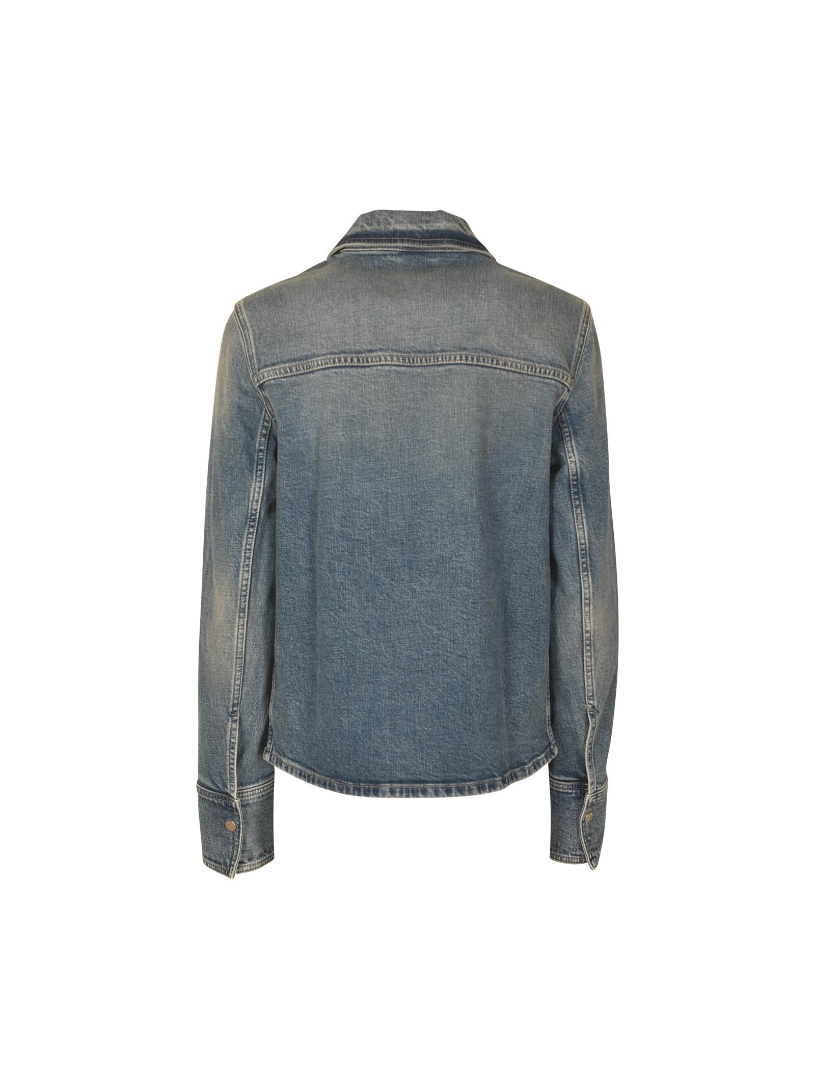 giacca camicia tasca sul seno 