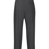 pantaloni gamba larga con pences 