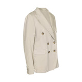 giacca lauren doppio petto beige 