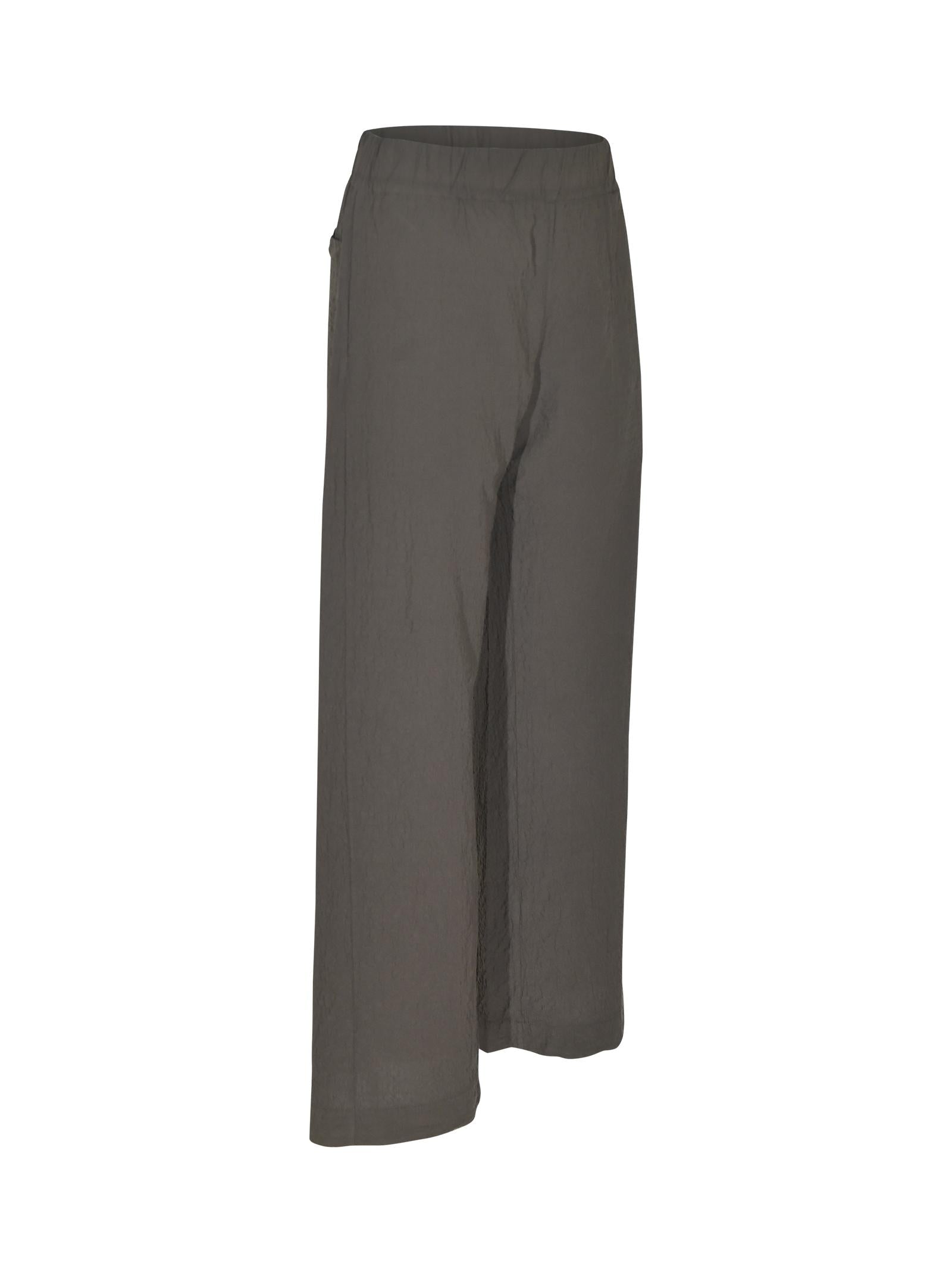 pantaloni diana rock dritto elastico in vita 