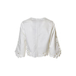 camicia m/l con pizzo 