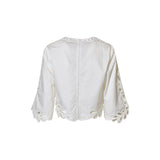 camicia m/l con pizzo 