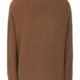 maglia girocollo a coste 