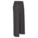 pantaloni kirk gamba larga caviglia con risvolto 
