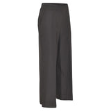 pantaloni kirk gamba larga caviglia con risvolto 