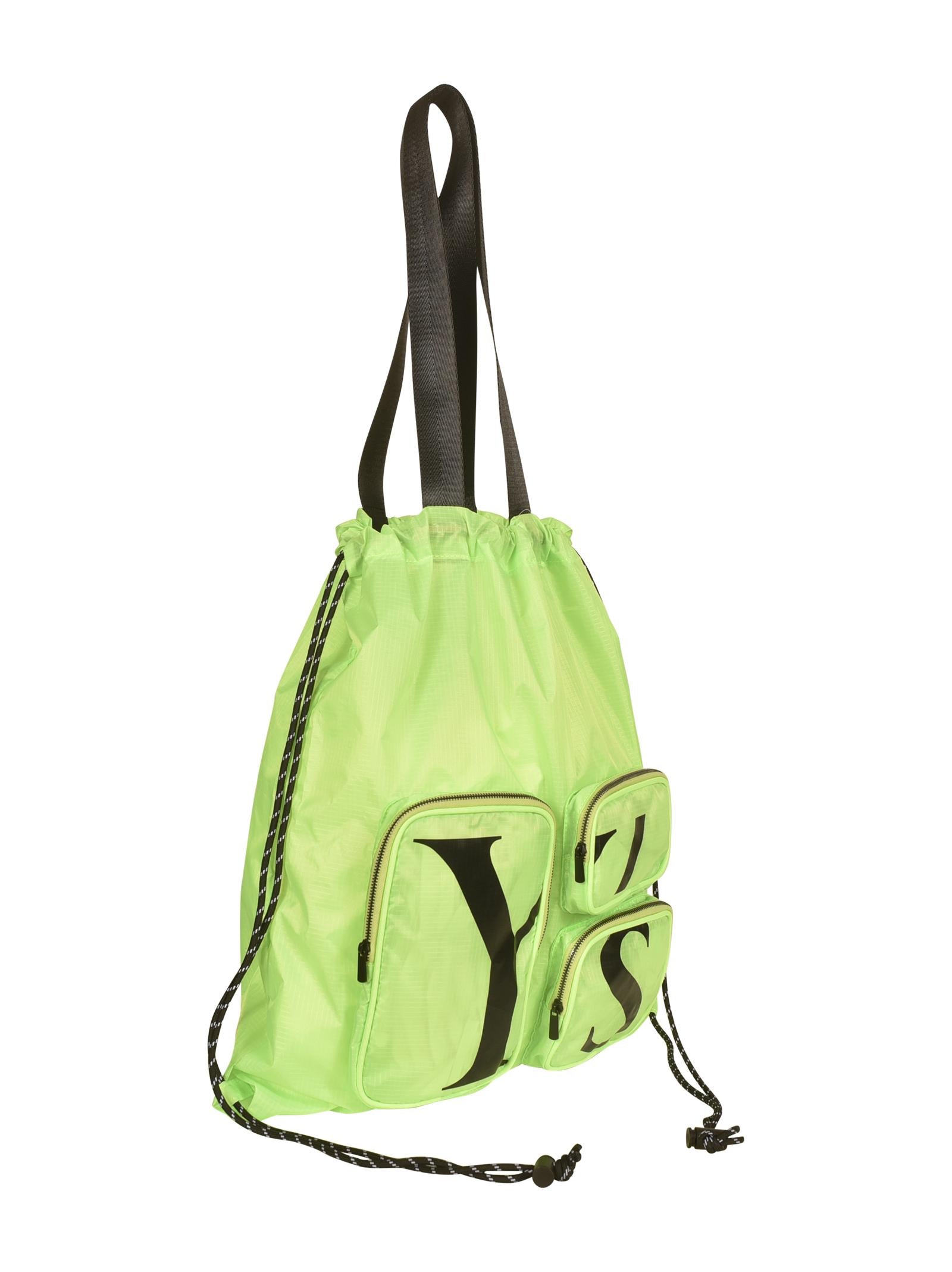 borsa nylon con logo 