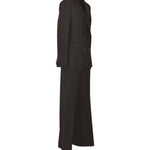 lisla e andrea tailleur giacca doppio petto pantalone gamba larga 