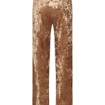 pantaloni vita alta velluto strech 