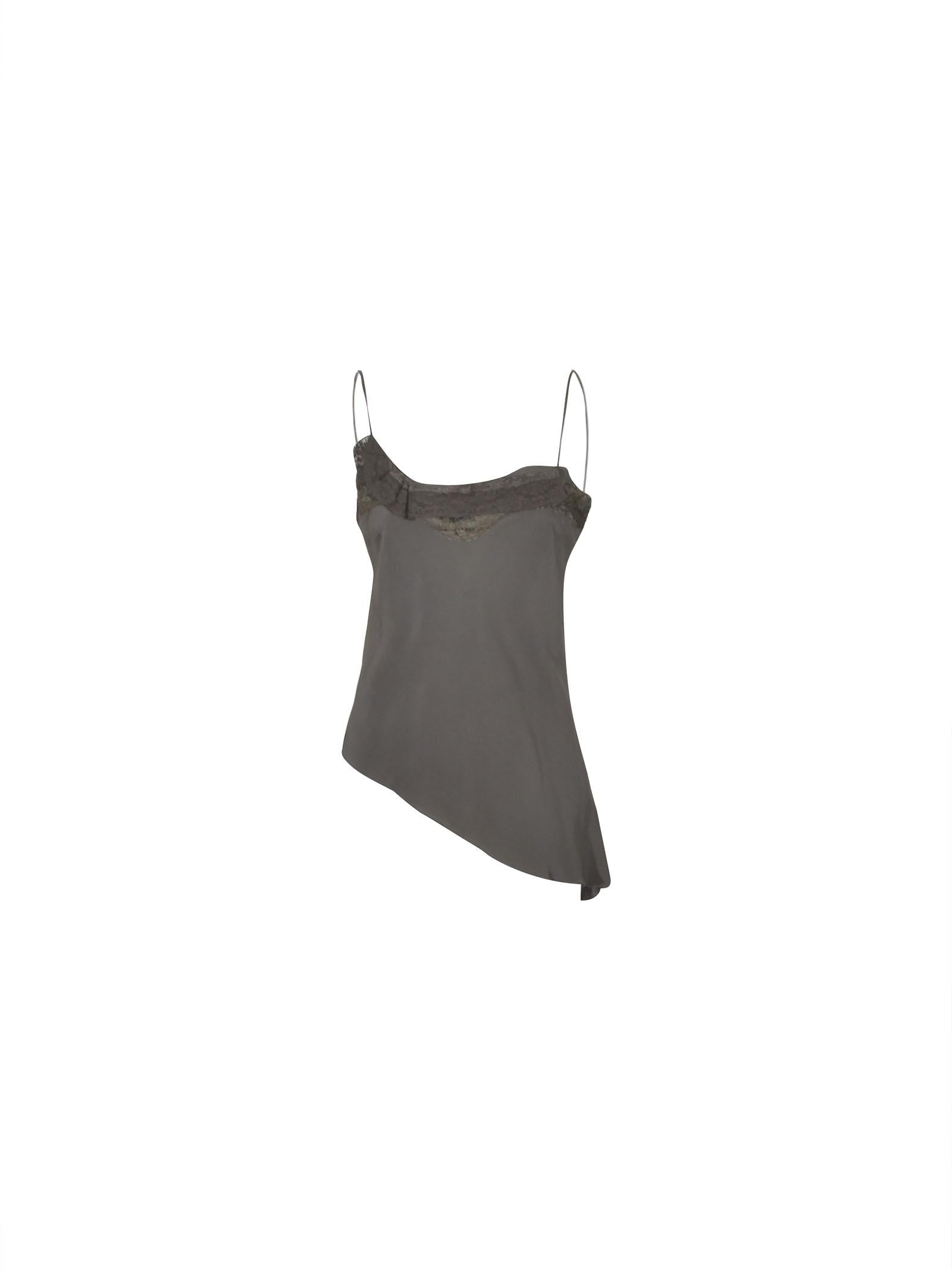 top spalline sottili con pizzo 