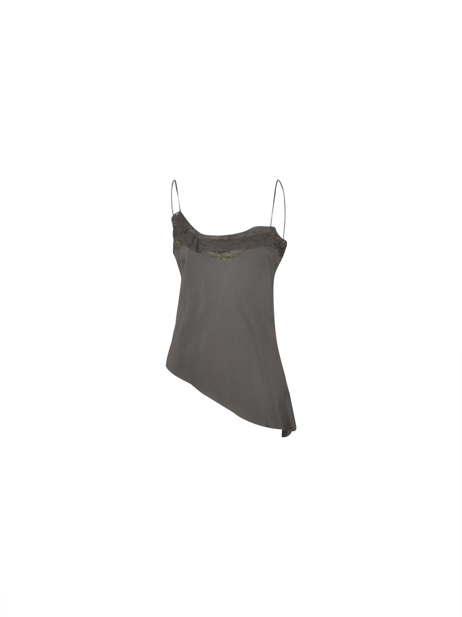 top spalline sottili con pizzo 