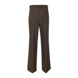 pantaloni mafalda pences  gamba larga 