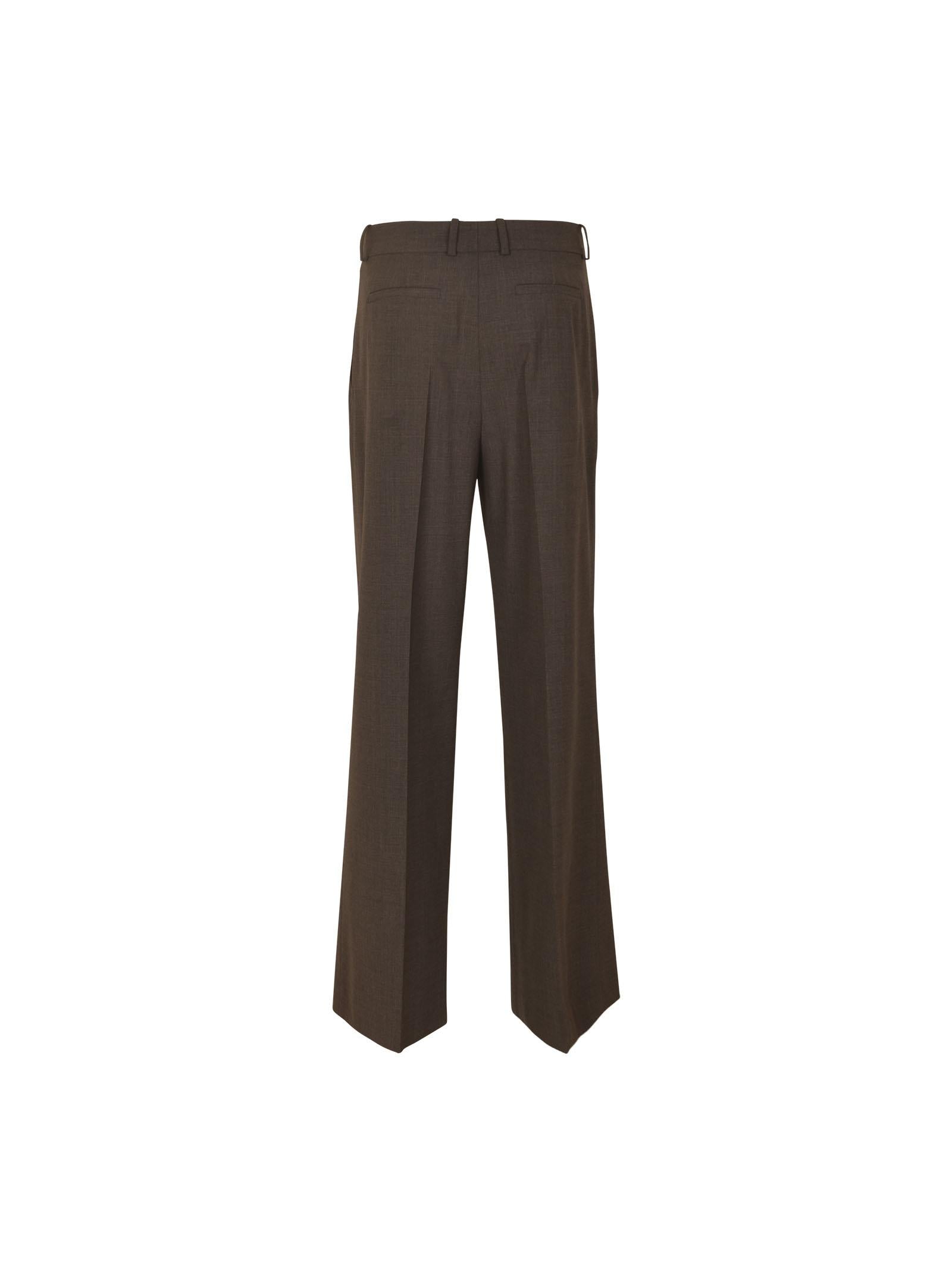 pantaloni mafalda pences  gamba larga 