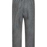pantaloni gamba larga elastico vita 