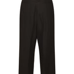 pantaloni con pences gessato 