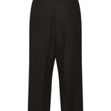 pantaloni con pences gessato 