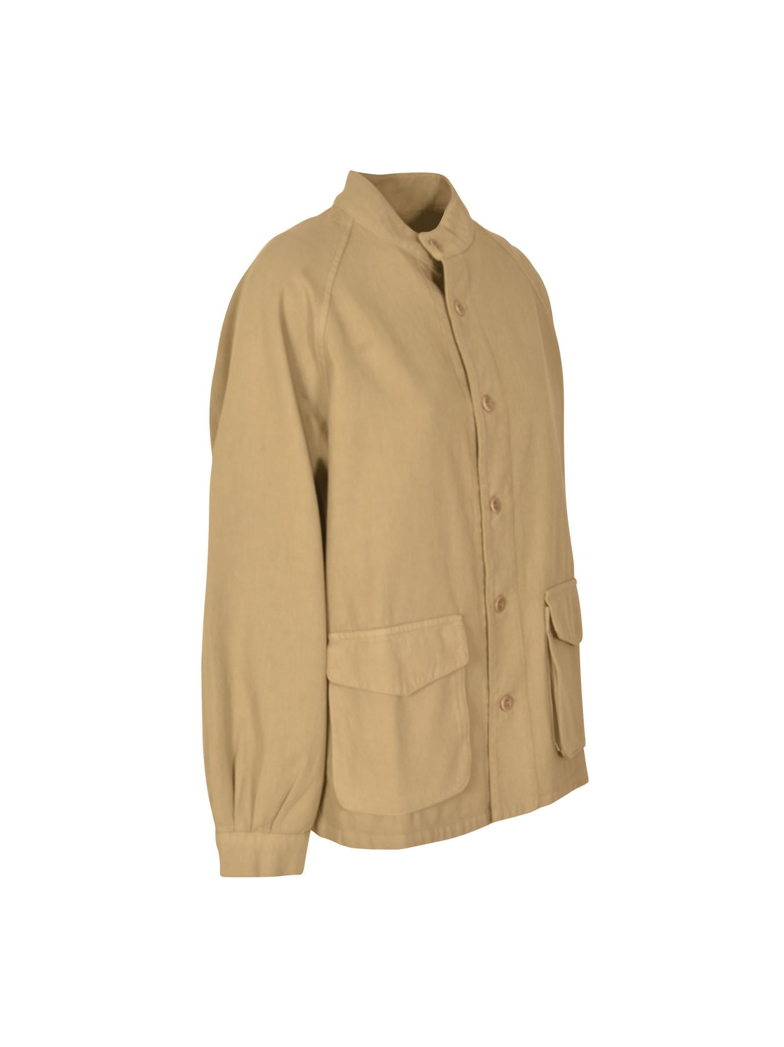 giacca ines collo guru e tasche applicate 