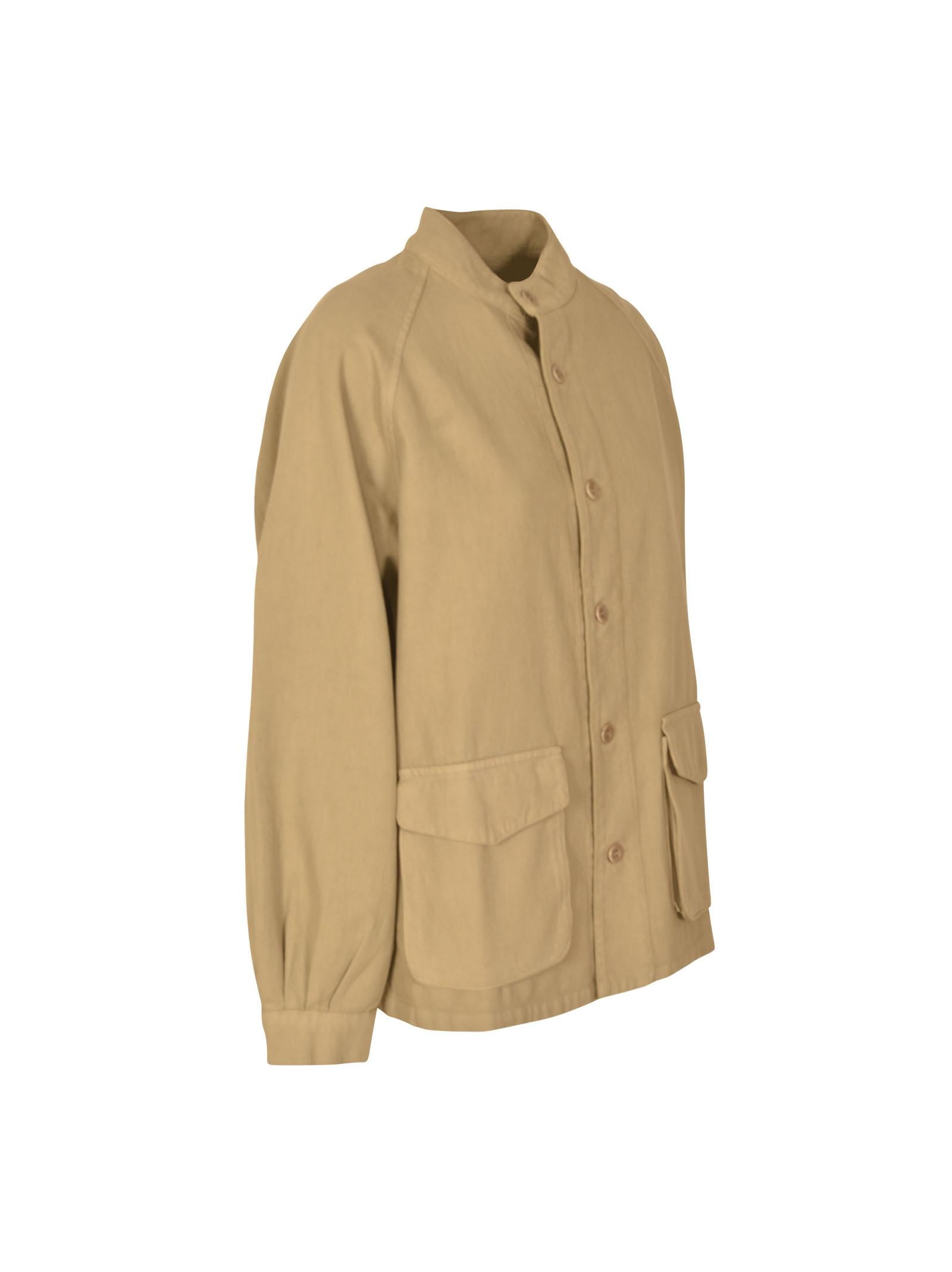 giacca ines collo guru e tasche applicate 