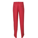 pantaloni gamba larga elastico vita dietro 