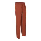pantaloni capri con elastico gamba dritta 