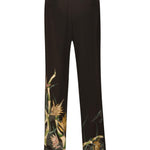 pantaloni tessuto kimono 