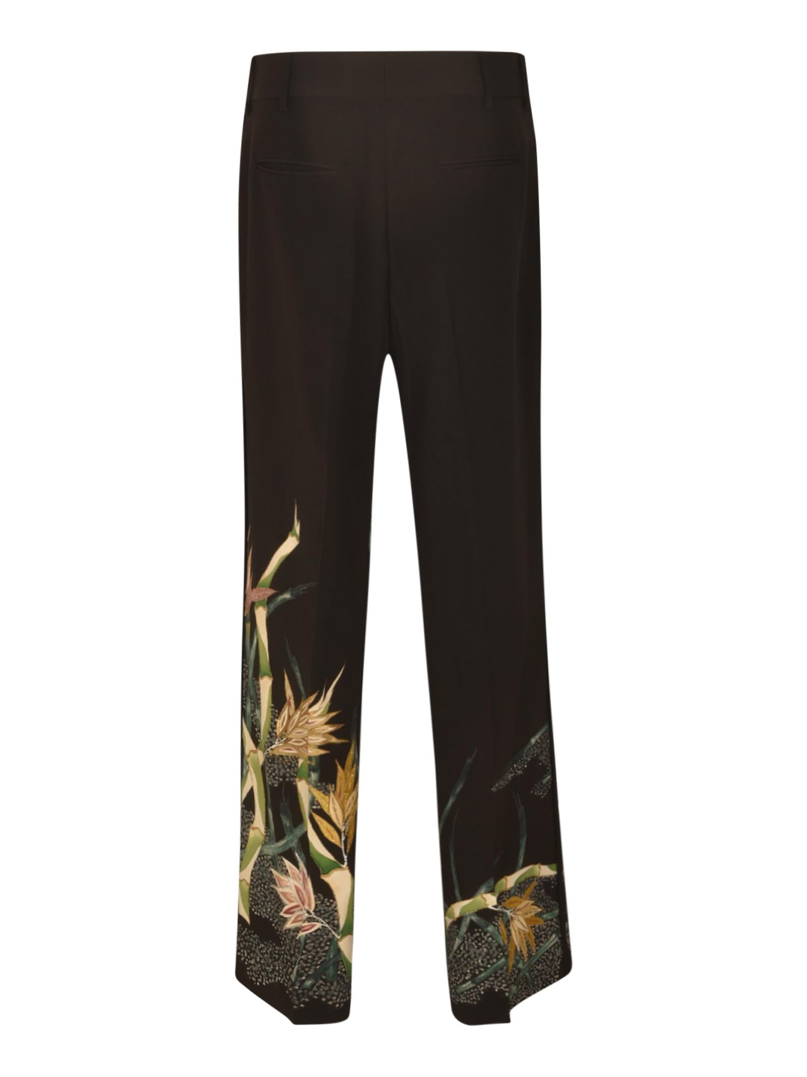 pantaloni tessuto kimono 