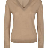 maglia scollo v m/l 