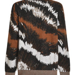 cardigan over animalier 