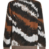 cardigan over animalier 