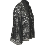 camicia pizzo manica kimono 