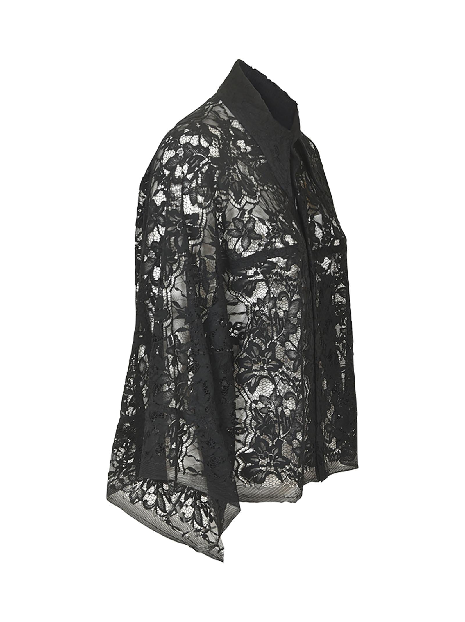 camicia pizzo manica kimono 