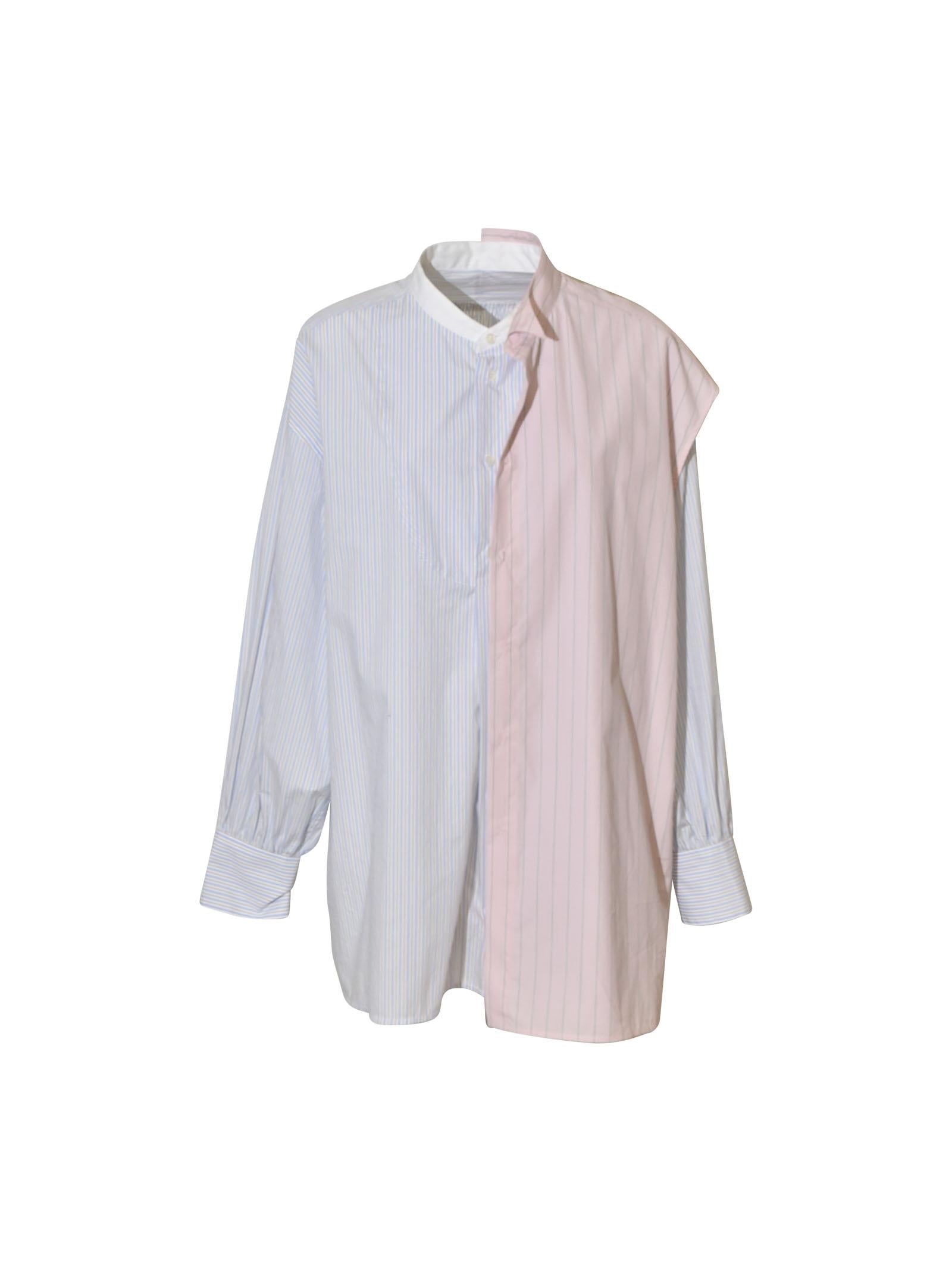 camicia lunga m/l doppio tessuto 