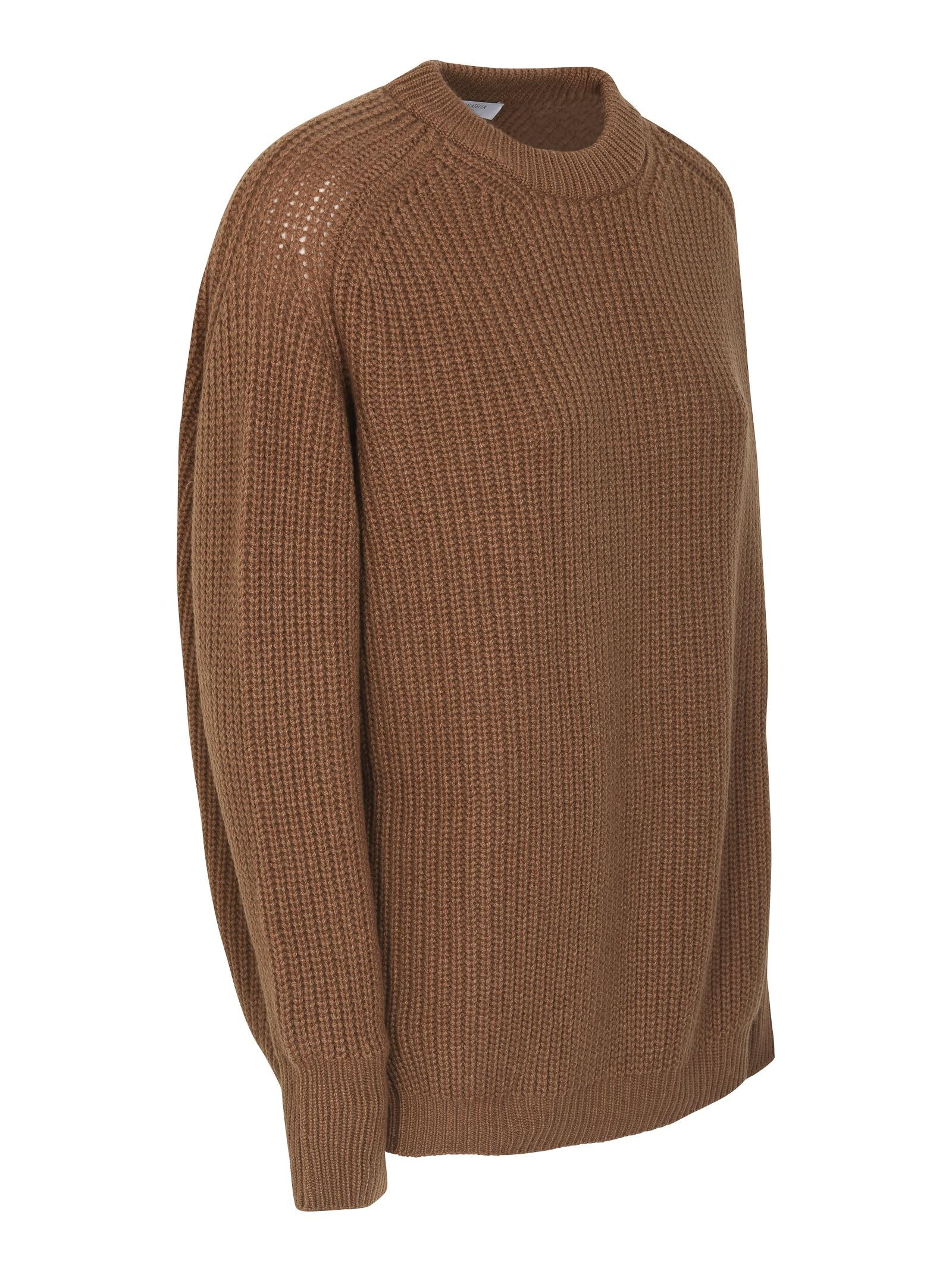 maglia girocollo a coste 