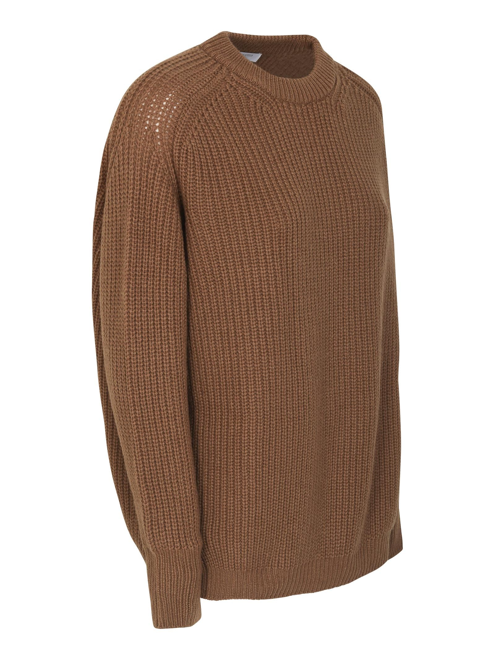maglia girocollo a coste 