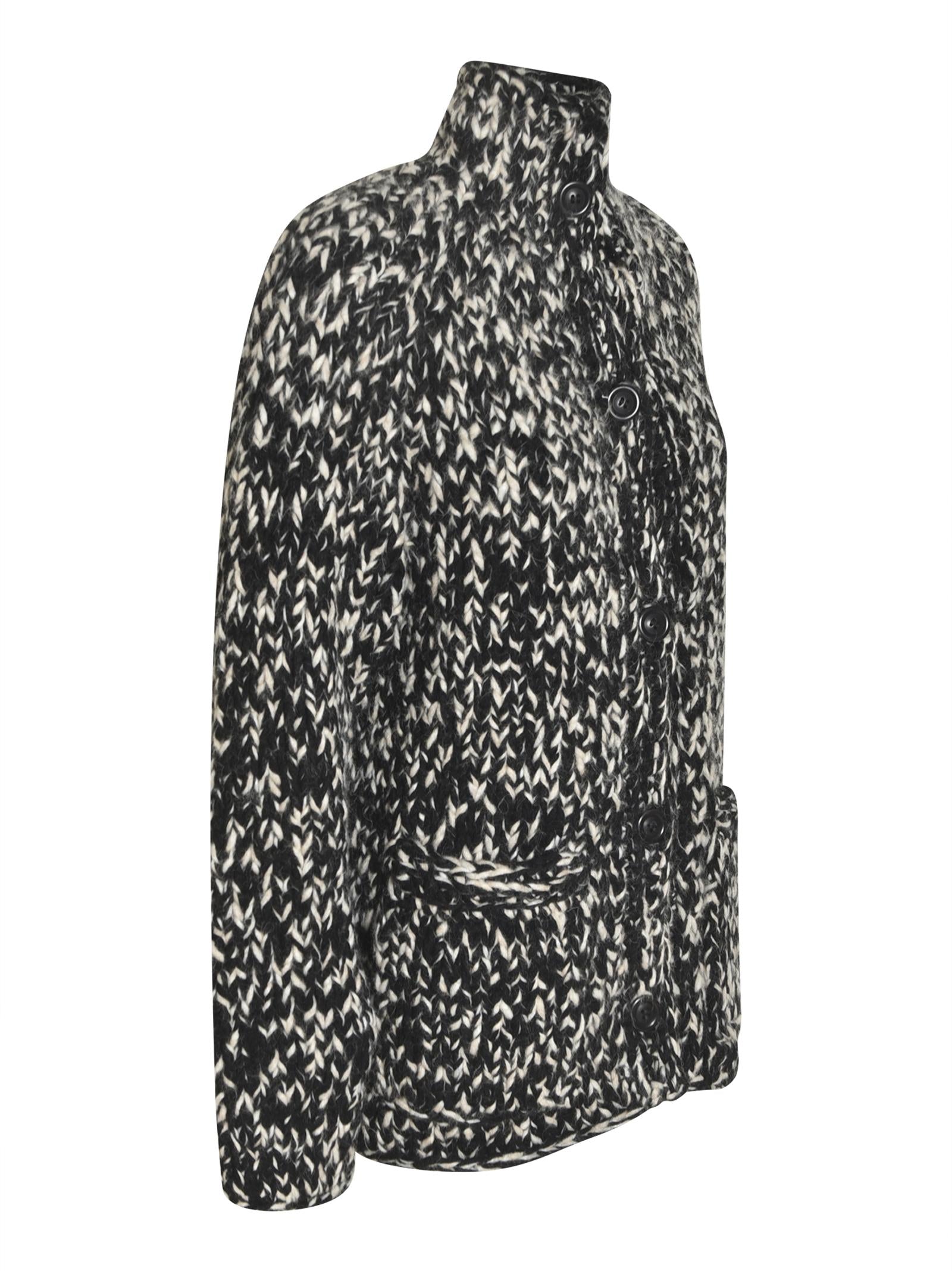 cardigan collo cratere mouline' 