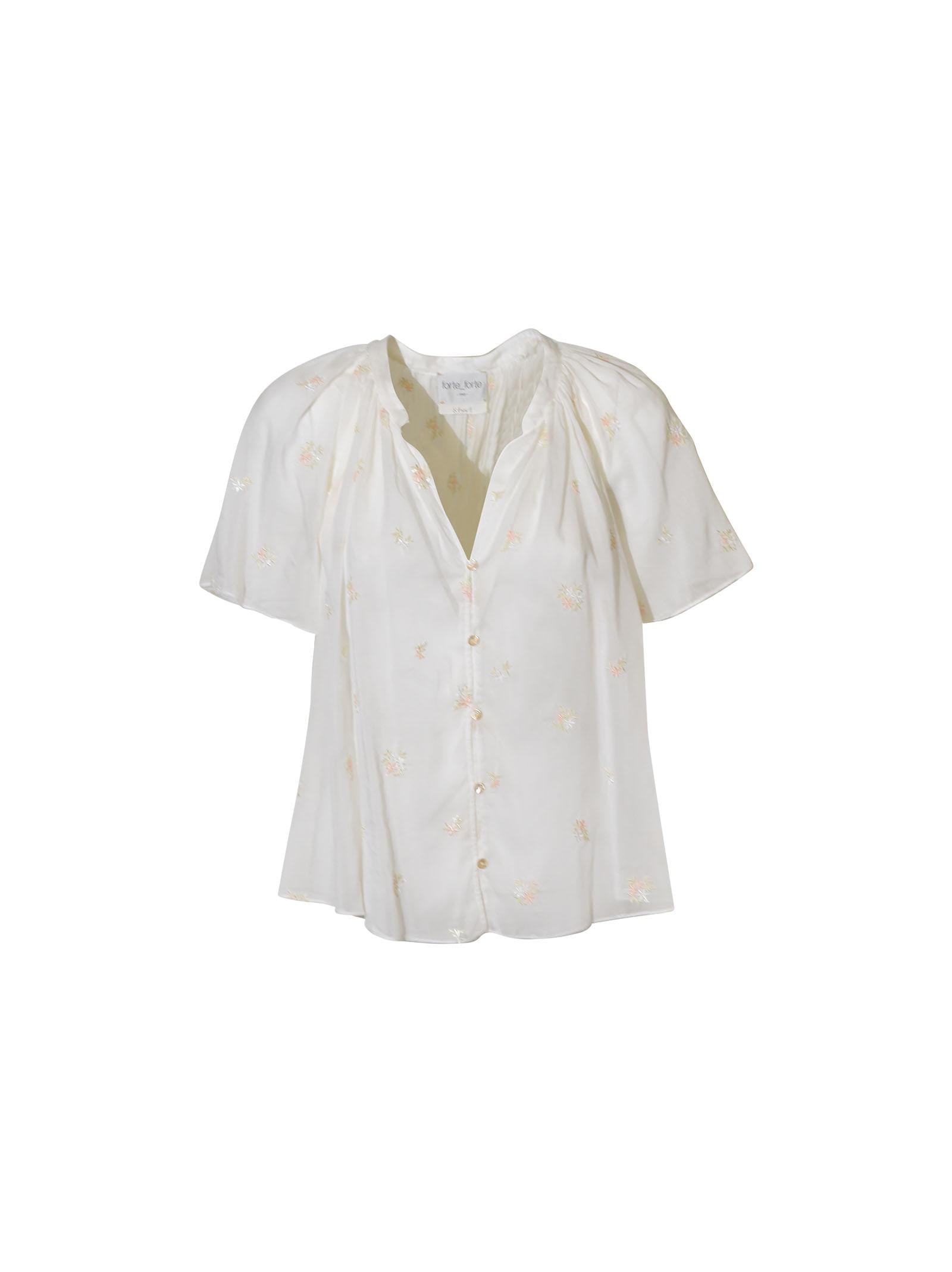 camicia bohemienne voile ricamo 