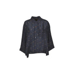 camicia manica tre quarti over 