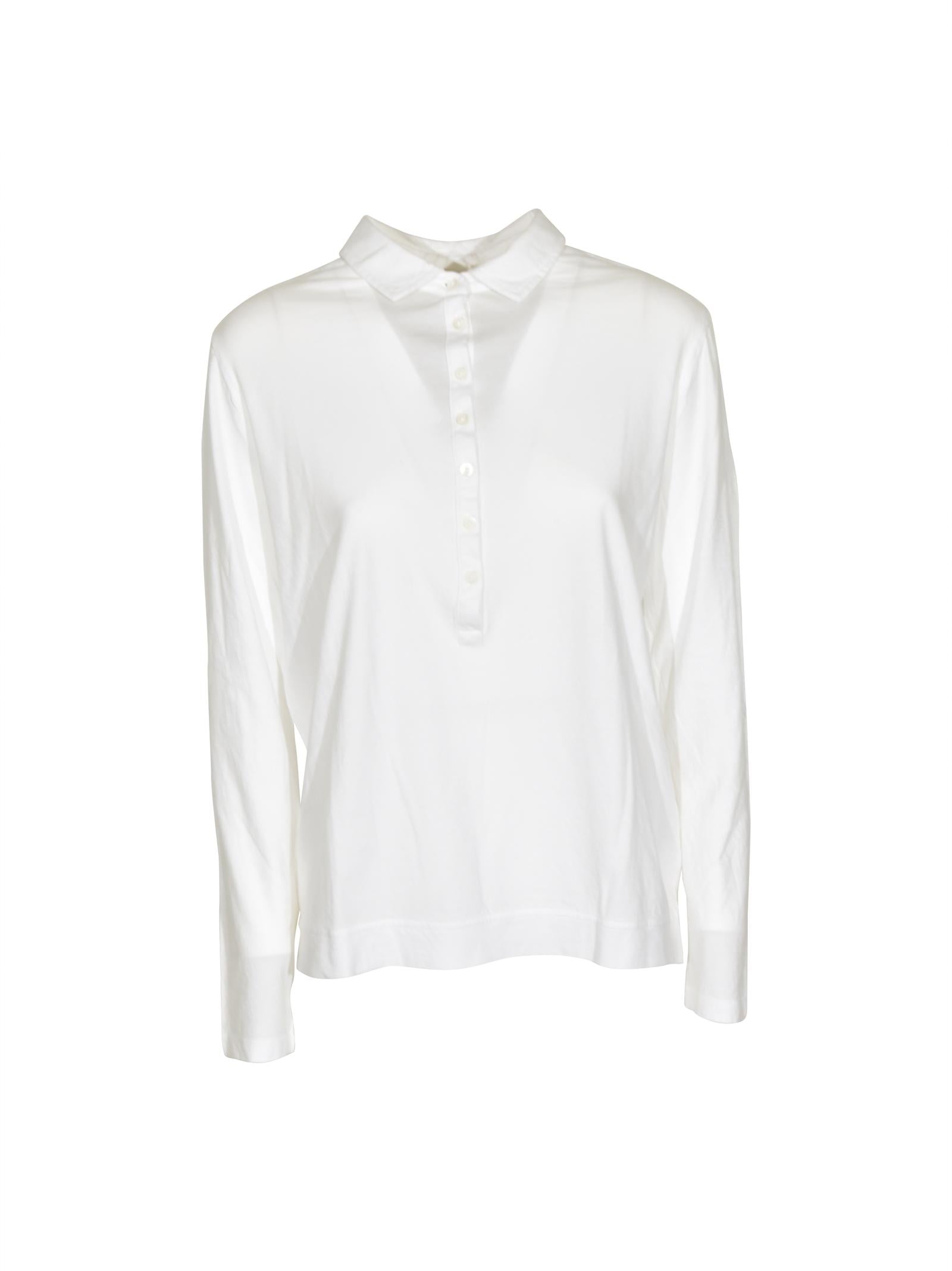 camicia  creta polo manica lunga 