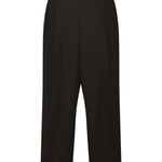 pantaloni con pences gessato 
