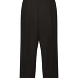 pantaloni con pences gessato 