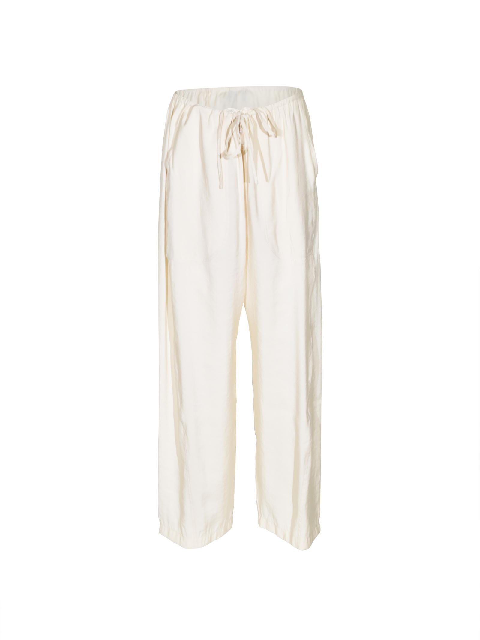 pantaloni con coulisse 