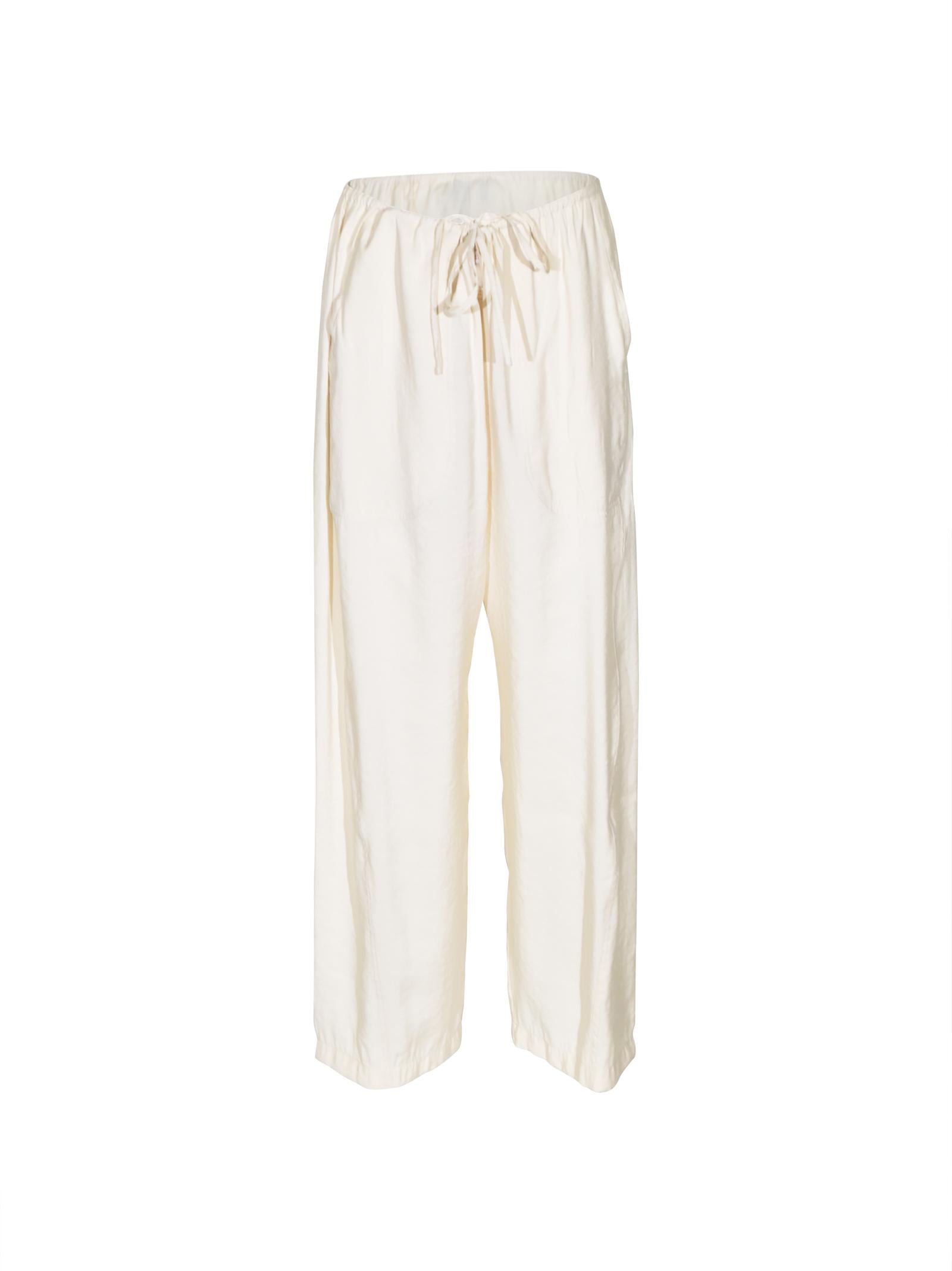 pantaloni con coulisse 