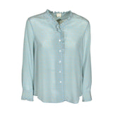 camicia rouches manica al polso 