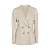 giacca lauren doppio petto beige 