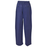 pantaloni elastico in vita con coulisse gamba dritta 