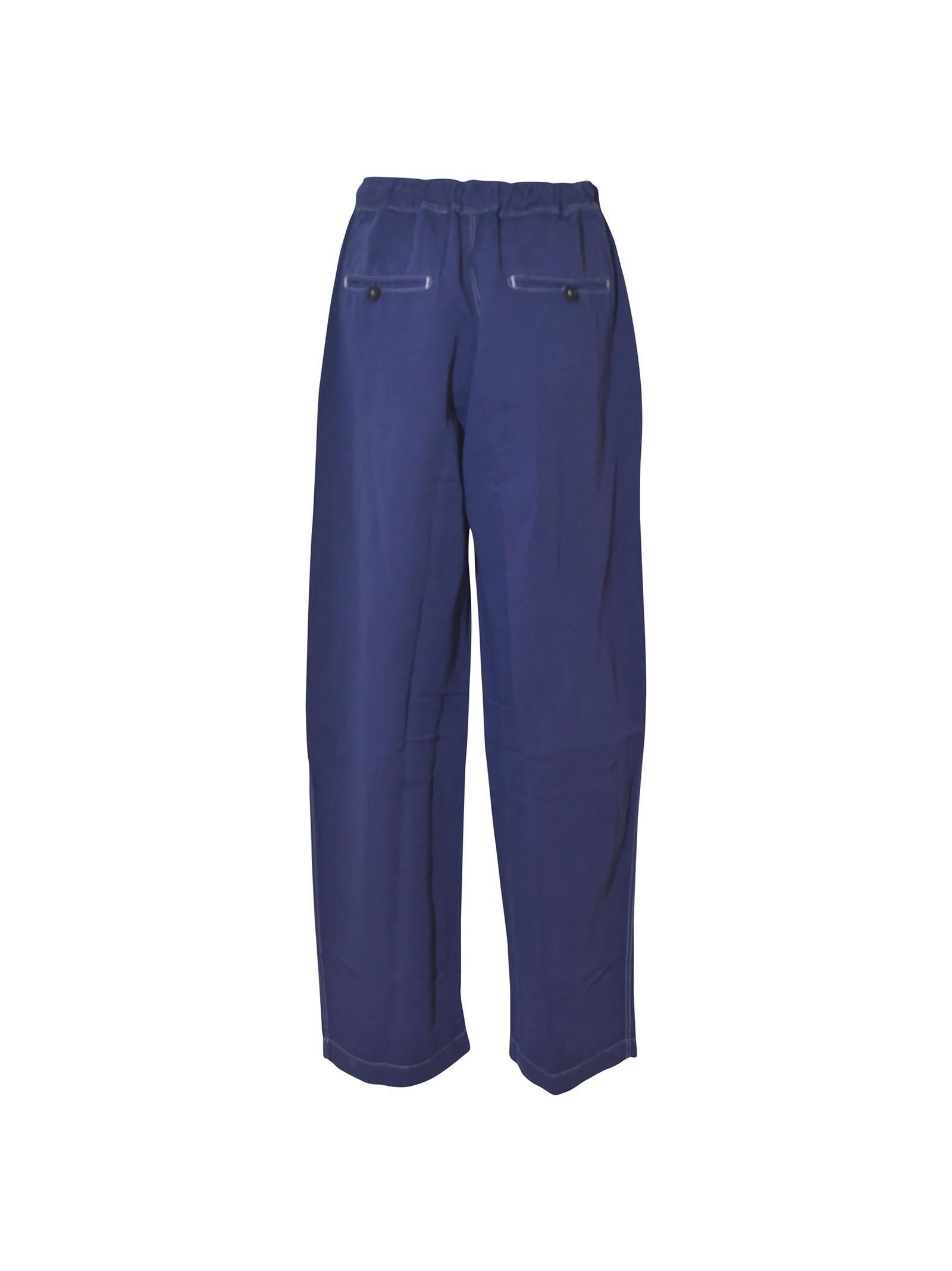 pantaloni elastico in vita con coulisse gamba dritta 